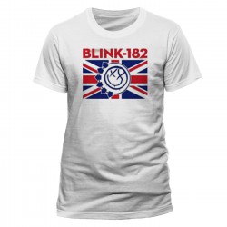 Koszulka męska - BLINK 182 - UK FLAG T-Shirt