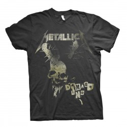 Koszulka Metallica Damage Vintage Black Tshirt
