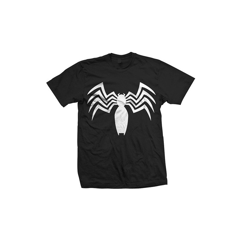 Koszulka Ultimate Spiderman Venom Chest Logo Mens Blk