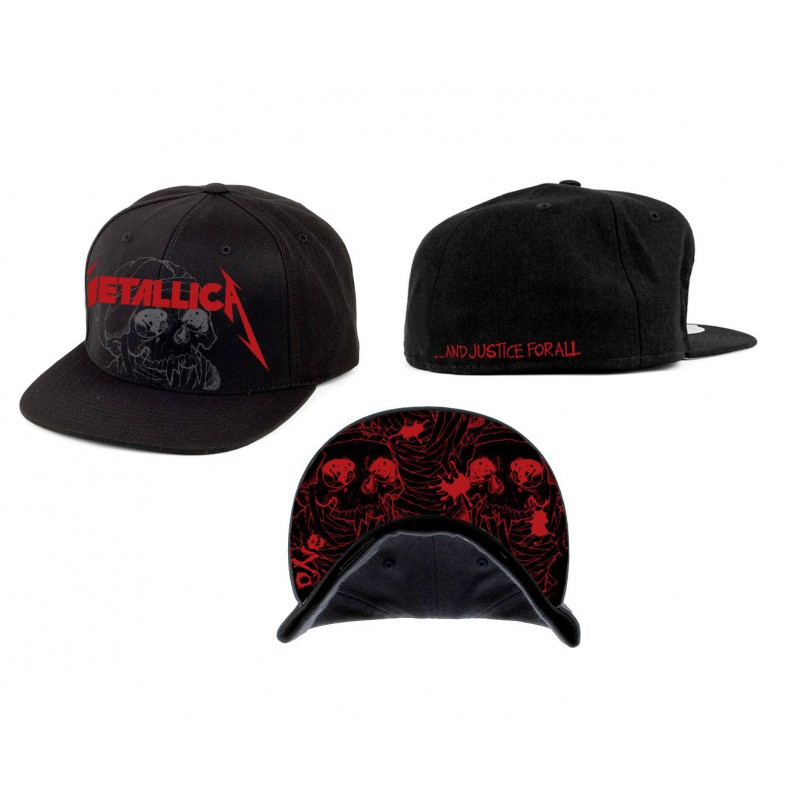 Czapka Metallica One Justice Black Snapback cap