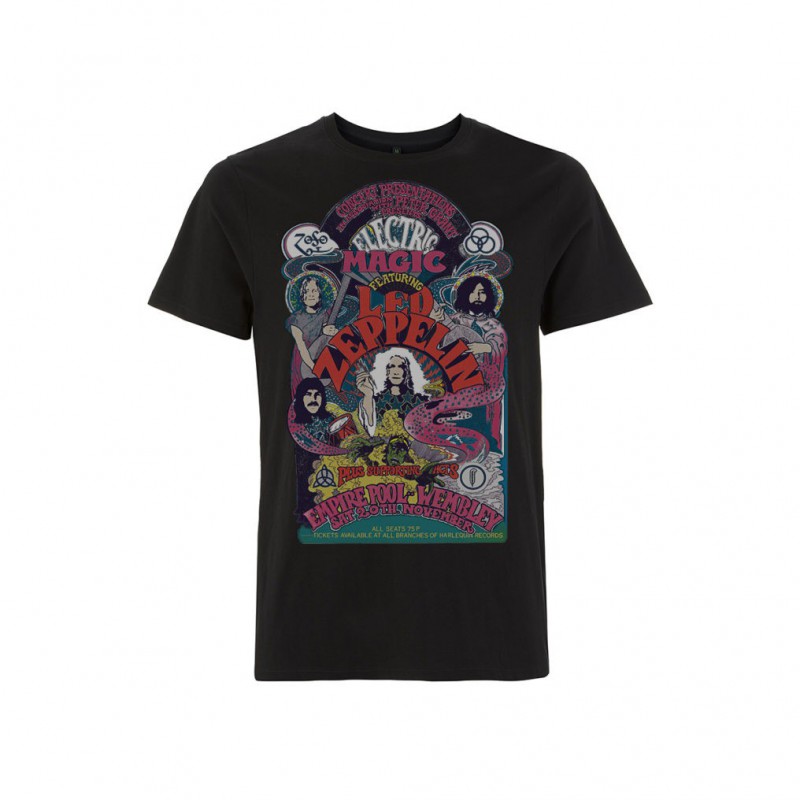 Koszulka T-shirt Led Zeppelin Full Colour Electric Magic czarna