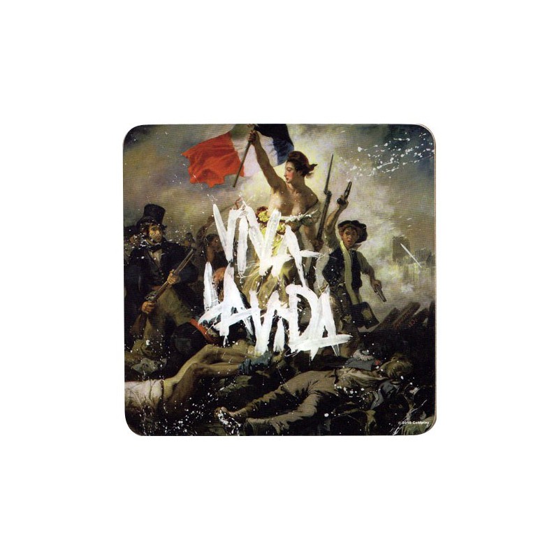 COLDPLAY - Viva La Vida Album Cover Individual Cork Coaster